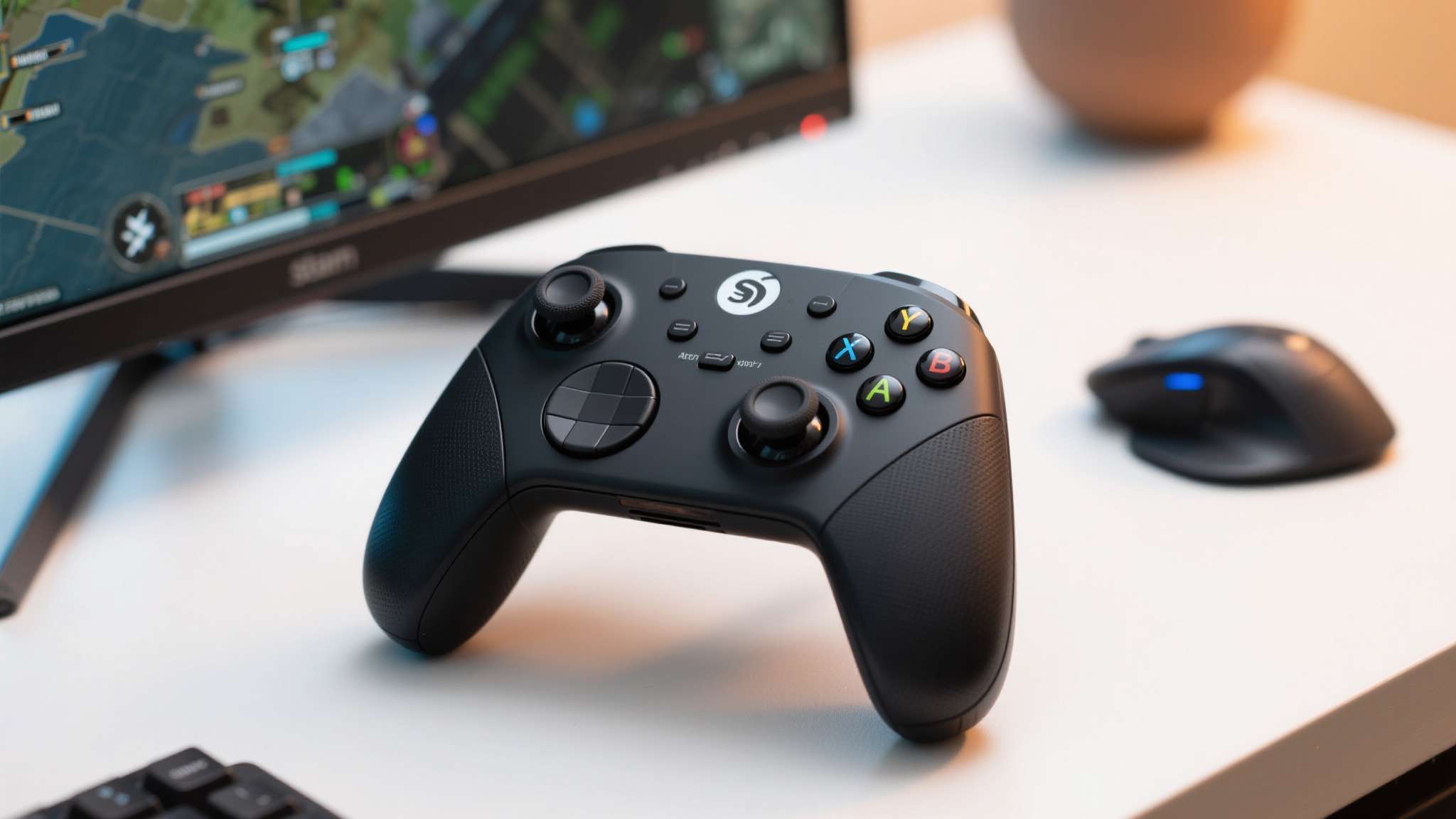 steam疯狂机器3视频 撇开抢购热潮不谈,Steam手柄本身的产品力确实值得关注。其搭载了高精度触控板、