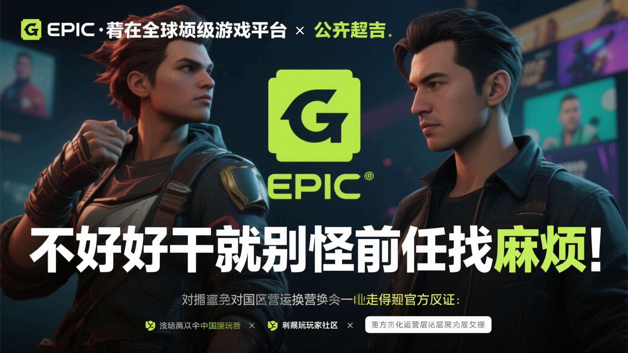 epic搜索框不好用 当一家全球顶级游戏平台公开表态"不好好干就别怪前任找麻烦",这句话背后藏着多少行